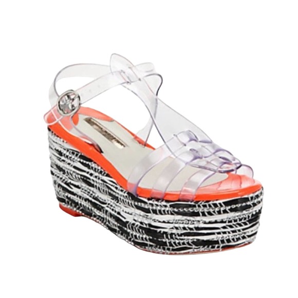 Sophia Webster Shoes - Sophia Webster Suki Jelly Platform Wedge Sandal